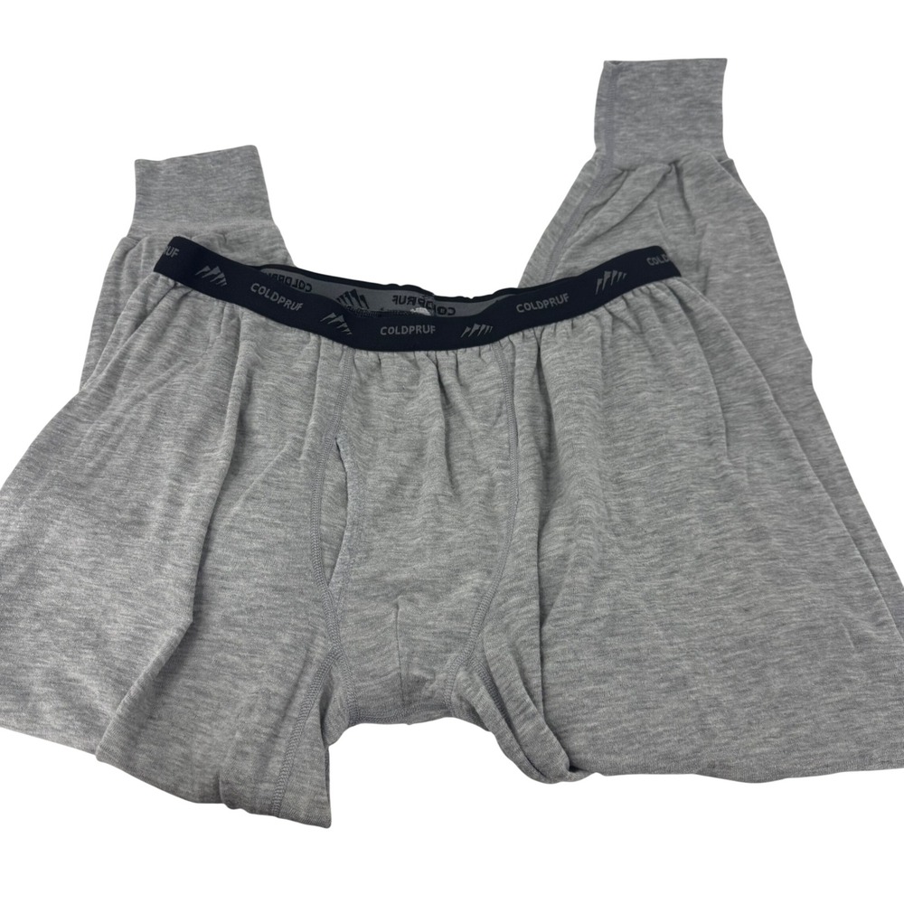 COLDPRUF Mens 2X Grey Thermal Underwear Bottoms‎ Base Layer.